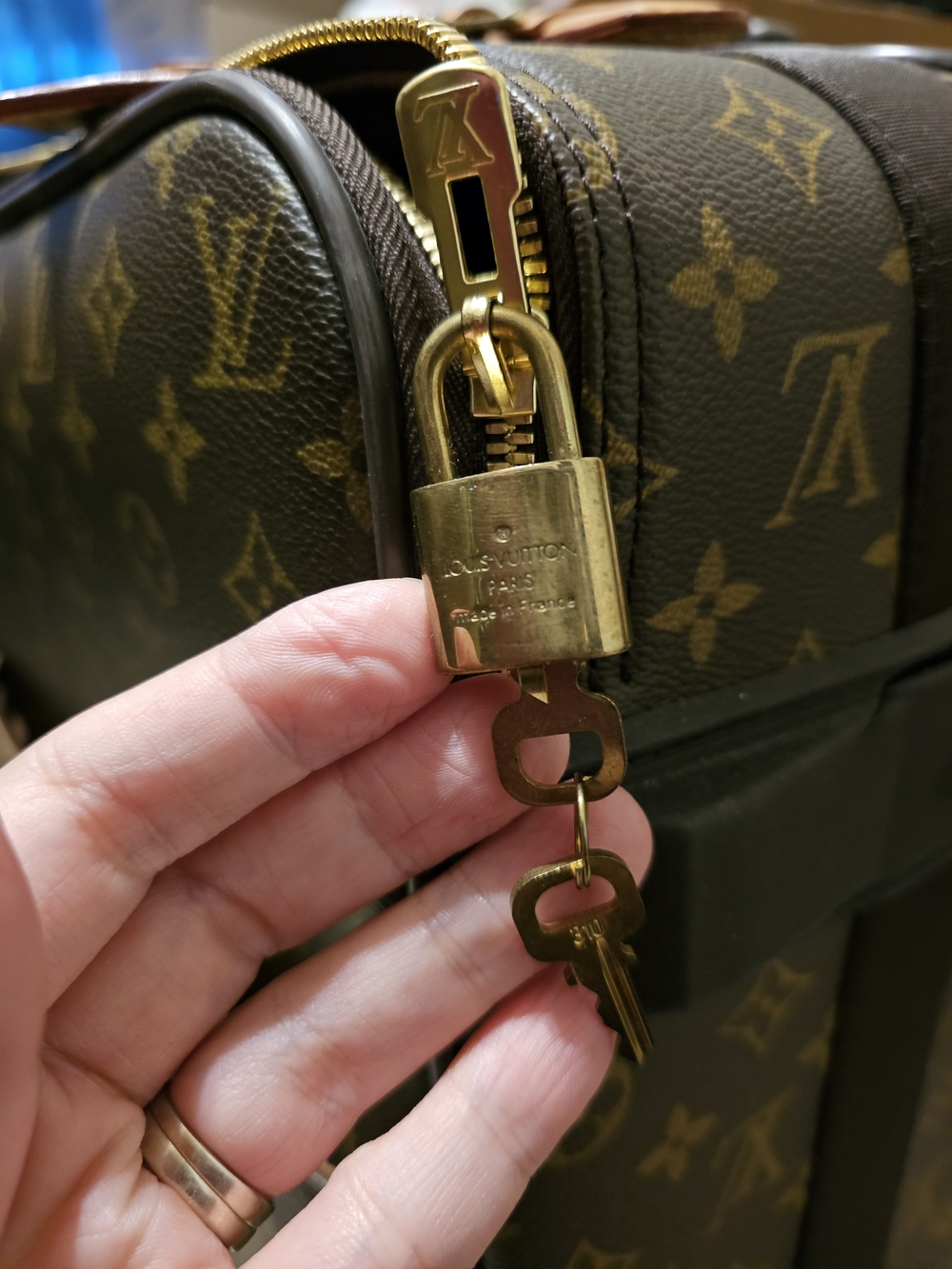 Auth Louis Vuitton pegase 60 suitcase carry on bag - Picture 3 of 16